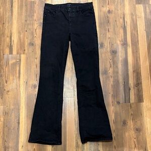 Ann Taylor black denim pants. Size 8 tall